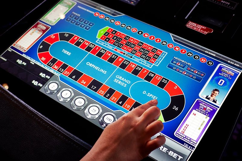 Electronic Roulette at the Casino Circuit Diagram